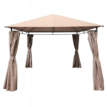 Aiapaviljon Yukon, 300x300x270cm, liivav&auml;rvi