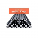 Alumiiniumprofiil 2040 &ndash; Lineaarne siin 1500 x 20 x 40 mm (5 tk komplektis)