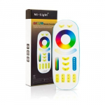 Pult juhtimiseks LED ribade ja 4-tsooni juhtimiseks, RGB+W, 30m, 3V (2 x AAA)