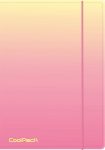 A4 kaust kummipaelaga Coolpack Gradient Peach
