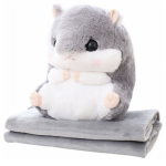 Pl&uuml;&uuml;&scaron;ist m&auml;nguasi hamster pleediga 3in1, 35 cm / 100x90 cm, hall
