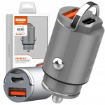 Auto kiirlaadija Usb-c Pd Qc 30w h&otilde;bedane