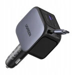 Ugreen Ec604 145w autolaadija koos Usb-c/usb-a-ga