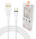 Kvaliteetne usb-c kaabel 2.1a, 1m