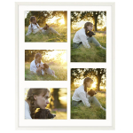 Valge fotogalerii 40x50 cm 5 fotole: 2x 15x21 cm 3x 13x18 cm