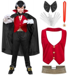 "VAMP&Uuml;&Uuml;R" (vest, topp, kikilips, medaljoniga kaelakee, kindad, keep)