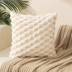 1tk, Ruudukujuline Padi Kaaned, Lukuga &Uuml;hepoolne Tr&uuml;kitud Padjap&uuml;&uuml;r, Kodu Dekoratsioon., Smėlio spalva