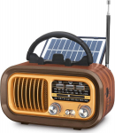 Retro raadio, v&auml;ike, kuldne
