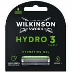 Habemenuga terad Wilkinson Sword Hydro 3 Black Edition, 4-osaline pakk