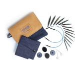 KnitPro Denim l&uuml;hikeste 5 cm vahetatavate varraste komplekt