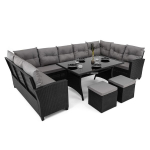 V&auml;lim&ouml;&ouml;bli komplekt OASIS|Tehnorattan|Must|Padjad hallid 01