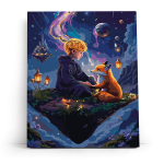 Numbritega maalimise komplekt, Teekond t&auml;htedeni, 40x50, varvikas, MG2529e