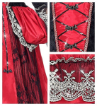 "VAMPIRESS" (kleit krinoliinalusseelikuga, kaelakee ehtega)