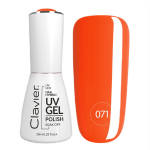 H&uuml;briidk&uuml;&uuml;nelakk Clavier Luxury 071 Orange Soda, kauakestev oranž toon