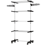 Kokkupandav pesukuivati 5 taset 142x55x172 cm