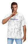 Meeste valge lahtine s&auml;rk Shine Bright, XL