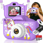 Digikaamera Laste digikaamera, &uuml;kssarviku kujundusega, 32 GB, Vaiki&scaron;kas skaitmeninis fotoaparatas, vienaragio dizainas, 32 GB