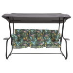 Aia kiik Patio Vita Black Edition troopilise mustriga pol&uuml;ester