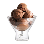 J&auml;&auml;tisekauss Zyle ZY1820DG 200 ml topeltseinaga klaas, l&auml;bipaistev