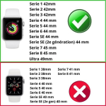 Nutikell K&auml;ev&otilde;ru, mis sobib Apple Watch 42mm 44mm 45mm 49mm seeria 8 7 6 5 4 3 2 1 SE Ultra - Suurus S - Pehme Silikoon Punane Phonillico&reg;