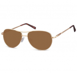 P&auml;ikeseprillid Pilots Aviator Sunoptic Flex Gold Brown Uv400