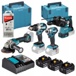 Makita Dlx4196jx1 18v juhtmeta t&ouml;&ouml;riistakomplekt