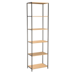Avatud riiul Home4you HARPER 50x30x180 cm, avatud metallist moodne industriaalstiil