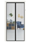 Meet Beauty magnetiline s&auml;&auml;sev&otilde;rk uksele 100 &times; 200 cm, must