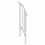 Trepipiire, 153.5x8.4x99 cm, Valge, S&uuml;sinikteras