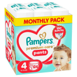 Pampers Premium Care Pants P&uuml;ksm&auml;hkmed, Suurus 4, 124 tk