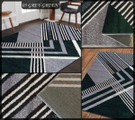 Pehme vaip Hotto 160x220 cm, hallikasroheline