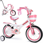 Laste jalgratas RoyalBaby Jenny 14", roosa/valge