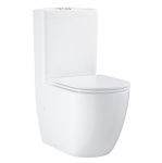 P&otilde;randapealne WC-pott BauCeramic App GoClean, rimless koos QR/SC Slim kaanega