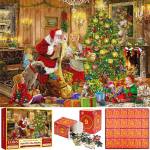 J&otilde;uluteemaline advendikalender pusle Modun 1008 osa 70x50 cm