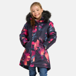 Huppa T&uuml;drukute talveparka VIVIAN, neon coral pattern, 122 cm