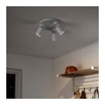 Ikea Nymane valge laelamp, 3 suundvalgusallikat