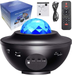 Star projektor k&otilde;lari ja kaugjuhtimispuldiga RGBW