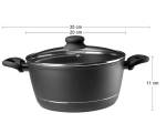 Pott Galicja Royal 2,5l, 20cm, kaanega, induktsiooniks