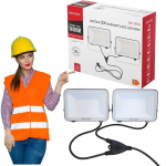Led kohtvalgustite komplekt 2x50w 4000k 10000lm Ip65 1,8m kaabliga