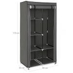 Rullustega riidest kapp SONGMICS XL, hall