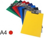A4 klambritahvel, punane, Biurfol Kh-01-04