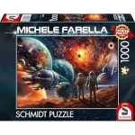 Schmidt Spiele pusle Michele Farella: Kosmsche Farbenpracht - Reise ins Weltall (1000-osaline)