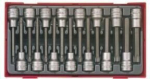 Teng Tools pikad Torx Hex 1/2" otsikud, 15 tk.