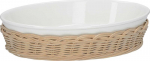 La Porcellana Bianca Midollino - vitstest korv 30 cm