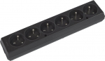 Pistikupesa 6 pistikupesa 16a 250v must Gn-670