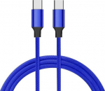 Usb-c 3.0 kiirlaadimiskaabel 1,5 m sinine