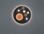 Trio Zodiac Led laevalgusti 42w 4000k must/pruun