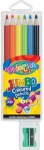Colorino Kids Jumbo v&auml;rvipliiatsid, 6 v&auml;rvi + teritaja