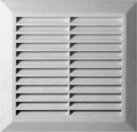 Awenta T40 tuulutusgrill 14x14 cm valge
