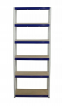 Metallist riiul Helios Hwn 196x75x60 cm, 6 riiulit, 400 kg/riiul